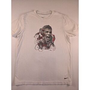 VTG NIKE Cristiano Ronaldo Rare Slim Fit Tshirt XL White